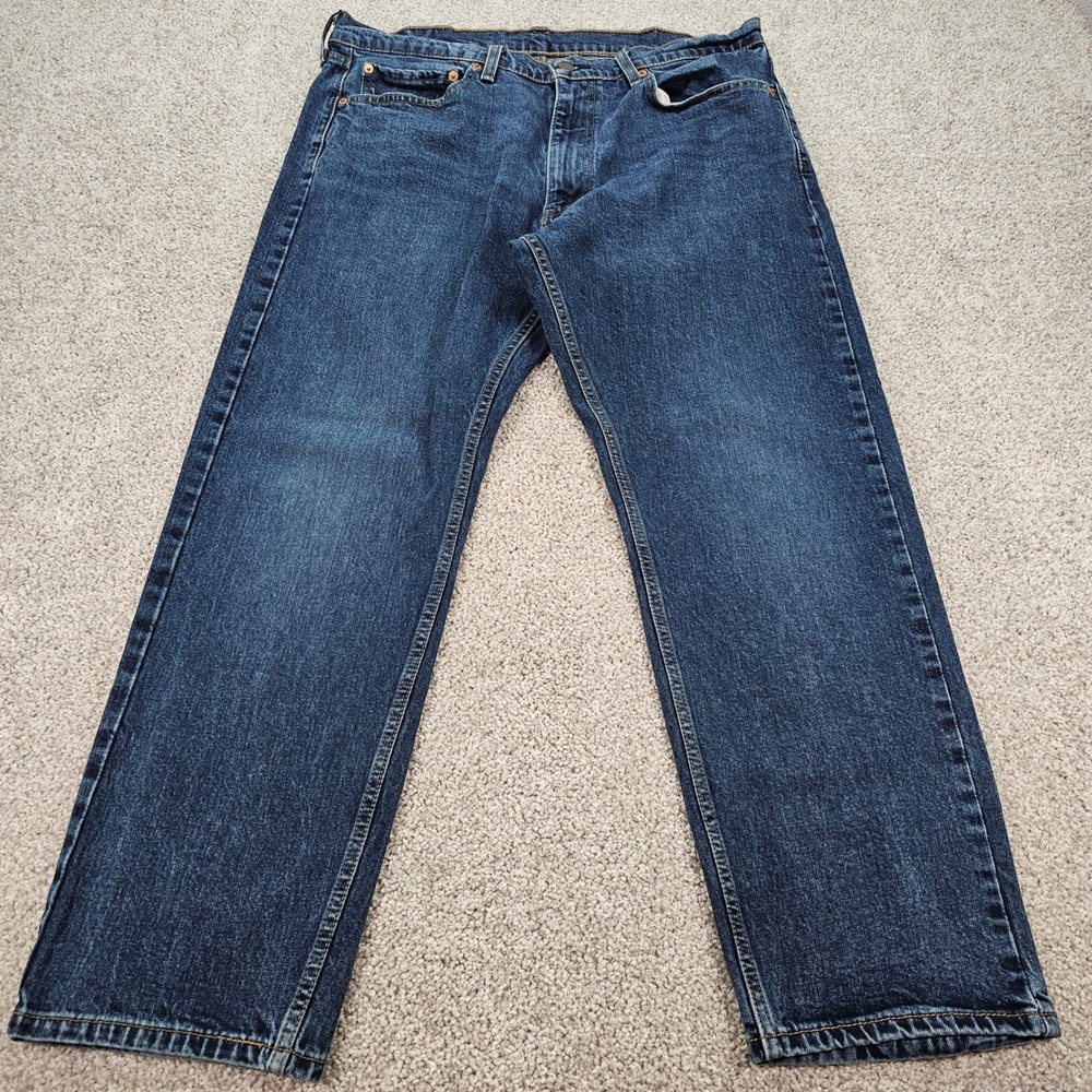 Levi Strauss 505 Mens Blue Wash Straight Fit‎ Jeans W38 L29